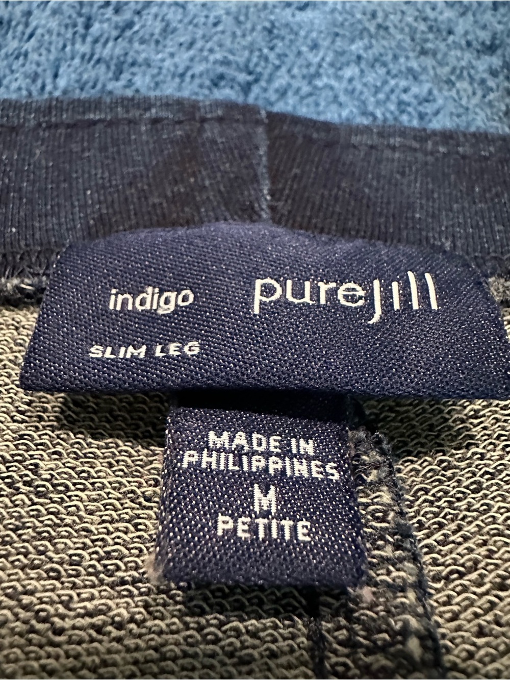 J. Jill Women's Straight Leg Jeans in Dark Blue - Picture 3 of 3